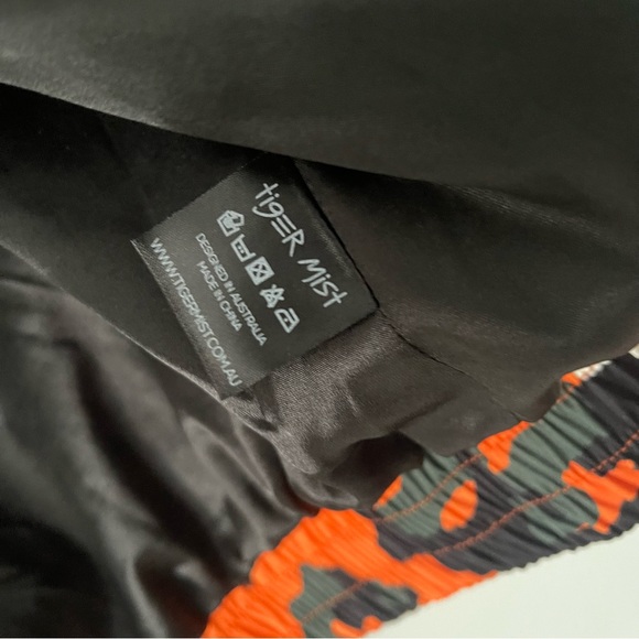 I.AM.GIA Tiger Mist Daytona Orange Black Camo Jacket Size Small - Picture 10 of 10